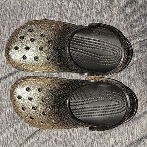 CROCS clogs 5/7 ombre glitter
